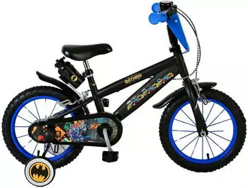 Volare Batman Jungen 14 Zoll Schwarz