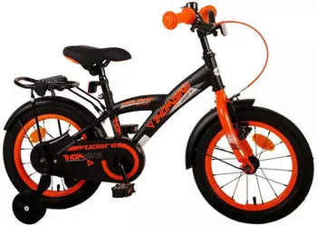 Volare Thombike Jungen 14 Zoll Schwarz Orange