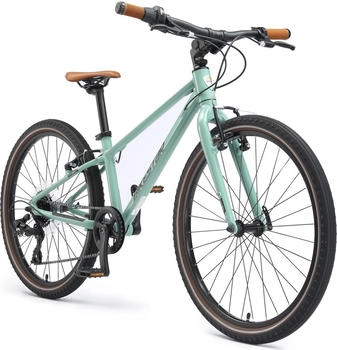 Bikestar Jugend Fahrrad leicht 24 Zoll 8 Gang grün GRÜN 30 CM