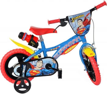 Dino Bikes 14 Zoll Superman 4-6 Jahre BLAU 14"