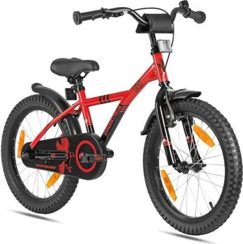 Prometheus 18 Zoll ab 5-6 Jahre mit Rücktritt und V-Brake ROT|SCHWARZ|mahagonibraun 18"