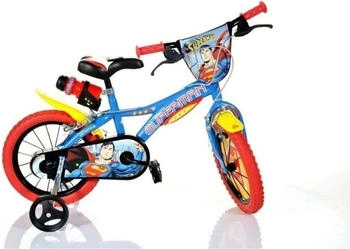 Dino Bikes 16 Zoll Superman 5-7 Jahre BLAU 16"