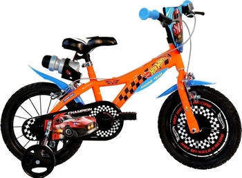 Dino Bikes 14 Zoll Hot Wheels 4-6 Jahre orange 14"