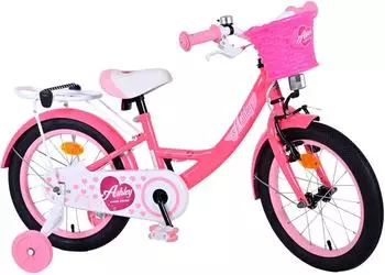 Volare Ashley 16 Zoll - Rosa/Rot – Volare Ashley 16 Zoll - Rosa/Rot bietet sicheren Fahrspaß für kleine Radler