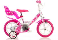 Dino Bikes Kinderfahrrad "12" Little Heart Kinderfahrrad stabiler Stahl-Rahmen