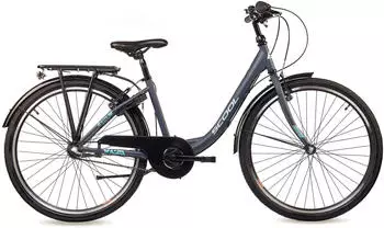 S'Cool chiX 26 Zoll 3-G Dark Grey/Aqua