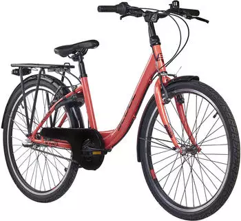 S'Cool chiX 24 Zoll 3-G Coral/Dark Red – S"Cool chiX 24 Zoll 3-G Coral/Dark Red für sichere Mobilität im Alltag