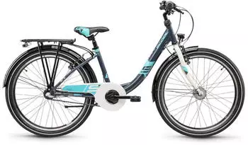 S'Cool chiX 24 Zoll 3-G Dark Grey/Aqua
