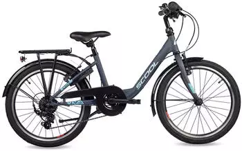 S'Cool chiX 20 Zoll 6-G Dark Grey/Aqua