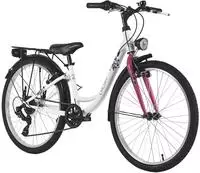 Dacapo Kinderfahrrad "24" Cindy Wei&szlig; 7 G&auml;nge RH 32 cm - Ab 8 Jahre" 7 Gang