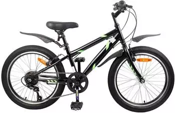 vidaXL 20 Zoll 6-Speed f&uuml;r 6-11 Jahre alt Schwarz (42009385)
