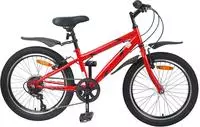 vidaXL Kinderfahrrad 20 Zoll 6-Speed f&uuml;r 6-11 Jahre alt Rot