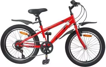 vidaXL 24 Zoll 6-Speed für 8-12 Jahre alt Rot (42009388)