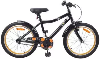 vidaXL 20 Zoll f&uuml;r 6-11 Jahre alt Schwarz (42009511)