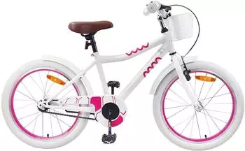 vidaXL 20 Zoll für 6-11 Jahre alt Weiß (42009546)
