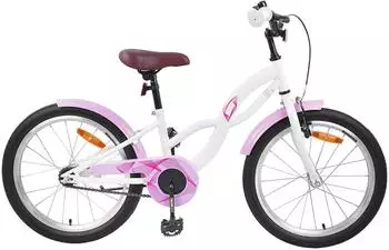 vidaXL 20 Zoll für 6-11 Jahre alt Weiß (42009661)