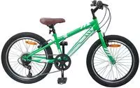 vidaXL Mountainbike 20 Zoll 6-Speed f&uuml;r 5-8 Jahre alt Gr&uuml;n
