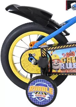 Volare Rubble & Crew - Jungen - 12 Zoll - Blau – Durchdachtes Bremssystem für maximale Kontrolle