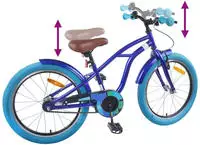 vidaXL Kinderfahrrad 22 Zoll f&uuml;r 7-12 Jahre alt Dunkelblau