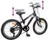 vidaXL Kids Mountain Bike 24 Zoll 6-Speed für 8-12 Jahre alt Schwarz