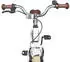 vidaXL Kinderfahrrad 22 Zoll für 7-12 Jahre alt Weiß