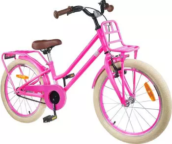vidaXL Kinderfahrrad 20 Zoll f&uuml;r 6-11 Jahre alt Dunkelrosa (42009191)