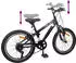 vidaXL Kids Mountain Bike 20 Zoll 6-Speed für 5-8 Jahre alt Schwarz