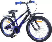 vidaXL Kinderfahrrad 20 Zoll f&uuml;r 6-11 Jahre alt Blau Schwarz