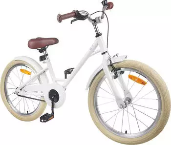 vidaXL Kinderfahrrad 20 Zoll f&uuml;r 6-11 Jahre alt Wei&szlig;
