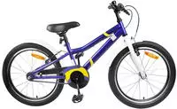 vidaXL Kinderfahrrad 22 Zoll f&uuml;r 7-12 Jahre alt Blau Wei&szlig;