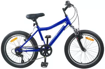 vidaXL Kinderfahrrad 24 Zoll 6-Speed f&uuml;r 8-12 Jahre alt Dunkelblau (42009571)