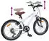 vidaXL Kids Mountain Bike 24 Zoll 6-Speed für 8-12 Jahre alt Weiß
