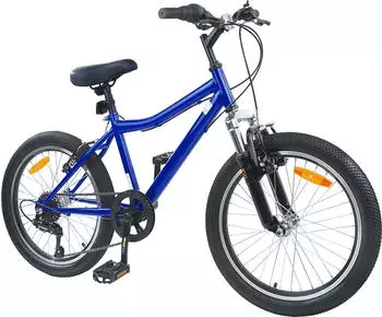 vidaXL Kinderfahrrad 20 Zoll 6-Speed f&uuml;r 6-11 Jahre alt Dunkelblau