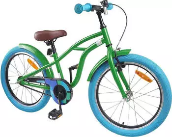 vidaXL Kinderfahrrad 20 Zoll f&uuml;r 6-11 Jahre alt Gr&uuml;n