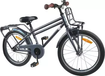 vidaXL Kinderfahrrad 20 Zoll f&uuml;r 6-11 Jahre alt Dunkelgrau (42009293)