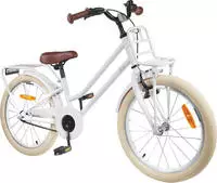 vidaXL Kinderfahrrad 20 Zoll f&uuml;r 6-11 Jahre alt Wei&szlig;