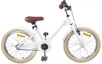 vidaXL 18 Zoll f&uuml;r 5-7 Jahre alt Wei&szlig; (42009208)