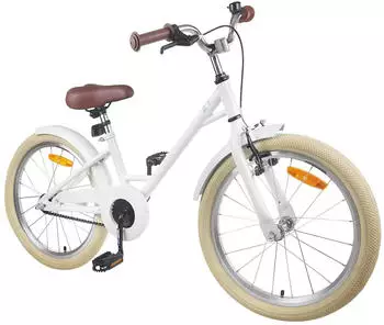 vidaXL 18 Zoll für 5-7 Jahre alt Weiß (42009208) – vidaXL 18 Zoll Kinderfahrrad für 5-7 Jahre