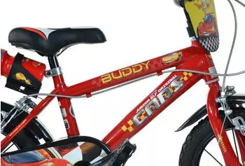 Dino Bikes 14 Zoll Mountainbike Cars (414U-CR) – Altersgerechte Proportionen fördern Fahrsicherheit