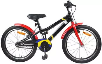 vidaXL Kinderfahrrad 22 Zoll f&uuml;r 7-12 Jahre alt Blau Wei&szlig; (42009398)