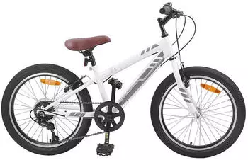 vidaXL Mountainbike 20 Zoll 6-Speed f&uuml;r 5-8 Jahre alt Wei&szlig;
