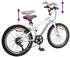 vidaXL Mountainbike 20 Zoll 6-Speed für 5-8 Jahre alt Weiß