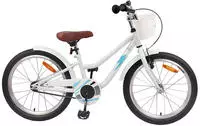 vidaXL Kinderfahrrad 18 Zoll f&uuml;r 5-7 Jahre alt Wei&szlig;