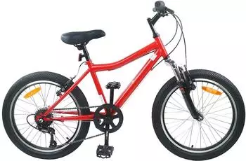 vidaXL Kinderfahrrad 24 Zoll 6-Speed für 8-12 Jahre alt Rot