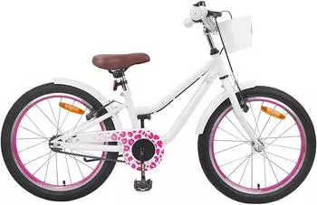 vidaXL 18 Zoll f&uuml;r 5-7 Jahre alt Wei&szlig; (42009600)