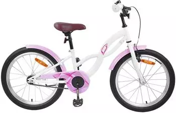vidaXL 18 Zoll f&uuml;r 5-7 Jahre alt Wei&szlig; (42009660)