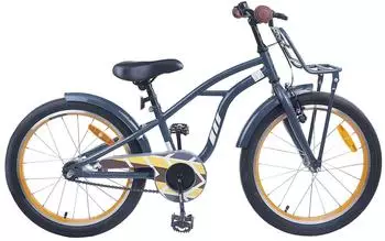 vidaXL Kinderfahrrad 22 Zoll f&uuml;r 7-12 Jahre alt Dunkelgrau