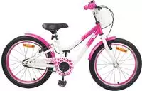 vidaXL Kinderfahrrad 18 Zoll f&uuml;r 5-7 Jahre alt Rosa