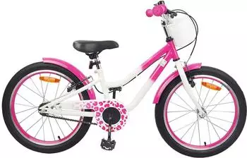 vidaXL 18 Zoll f&uuml;r 5-7 Jahre alt Dunkelrosa (42009595)