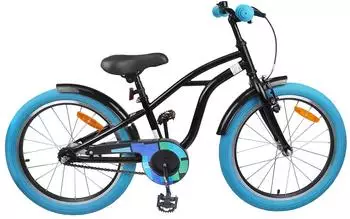 vidaXL Kinderfahrrad 20 Zoll für 6-11 Jahre alt Schwarz (42009319)